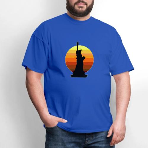 USA: Golden Horizon Liberty - Men's T-Shirt