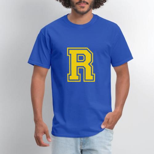 Letter R – Capital Athletic Alphabet Monogram - Men's T-Shirt