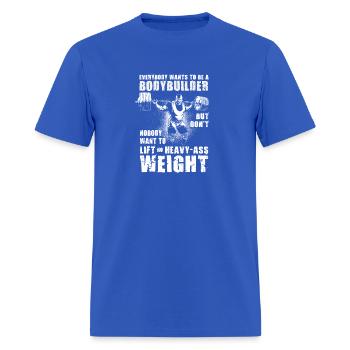 Everybody Wants To Be A Bodybuilder - Ronnie Gym - Men's T-Shirt - royal blue - Front - Jose (178cm)