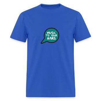 music to your ears - Men's T-Shirt - royal blue - Front - Jose (178cm)