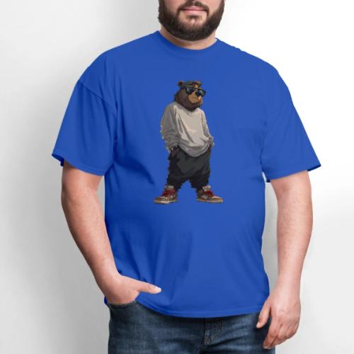 Urban Streetwear Bear Cool Apparel Design - Men's T-Shirt
