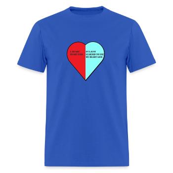 heartless - Men's T-Shirt - royal blue - Front - Jose (178cm)