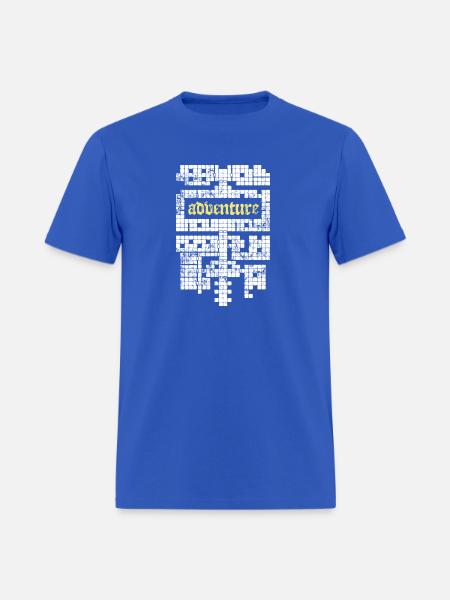 Adventure Dungeon Map Grid - Men's T-Shirt - royal blue