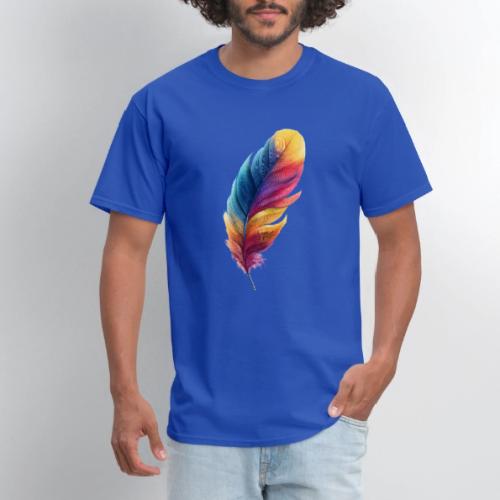 Rainbow Flight Feather - Men's T-Shirt