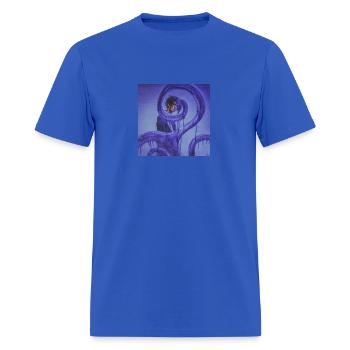 On To Better Things Poster - Men's T-Shirt - royal blue - Front - Jose (178cm)