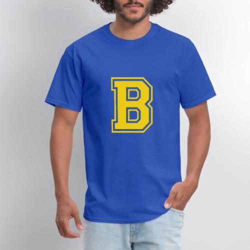 Letter B – Capital Athletic Alphabet Monogram - Men's T-Shirt