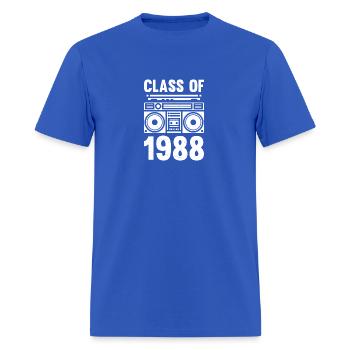 Class Of 1988 - Men's T-Shirt - royal blue - Front - Jose (178cm)