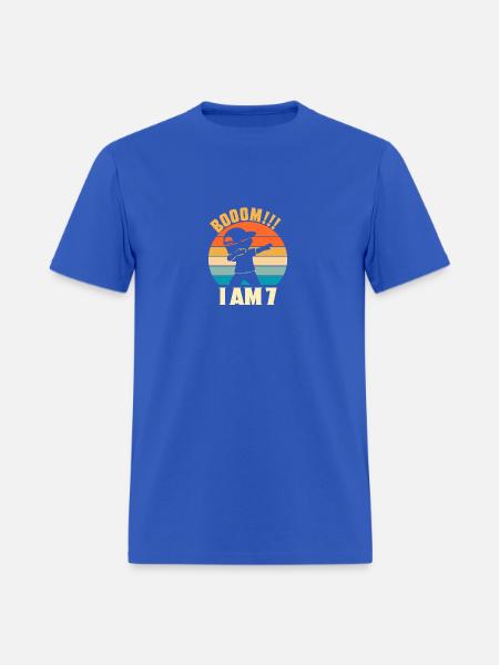 BOOOM I AM 7 - Men's T-Shirt - royal blue