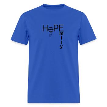 HoPE for Emily Holoprosencephaly Awareness - Men's T-Shirt - royal blue - Front - Jose (178cm)