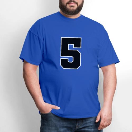 Varsity Number 5 Athletic Design - Men's T-Shirt