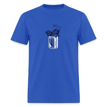 two moles - Men's T-Shirt - royal blue - Front - Jose (178cm)