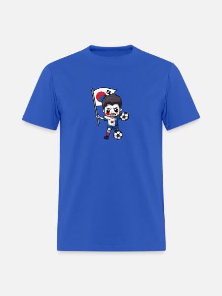 Football Player Korean Zombie - Men's T-Shirt - royal blue