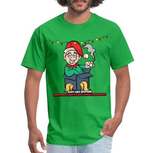 Epstein& Christmas Lights - Men's T-Shirt