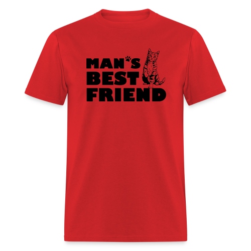 Man's Best Friend Cat Logo - Men's T-Shirt
