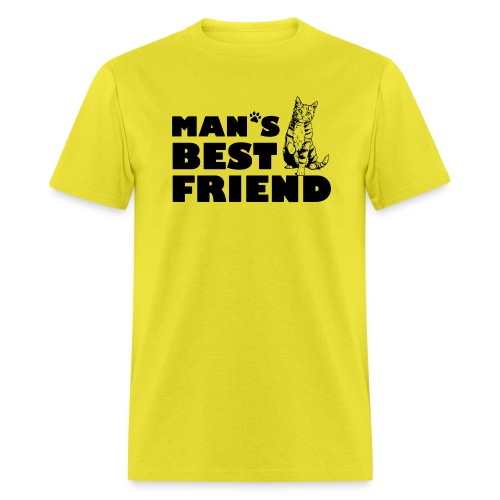 Man's Best Friend Cat Logo - Men's T-Shirt