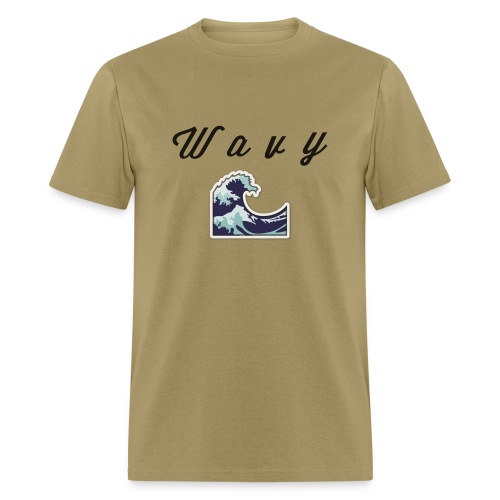Wavy Abstract Design. - Men's T-Shirt
