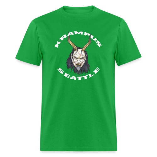 Krampus Seattle logo White Font - Men's T-Shirt