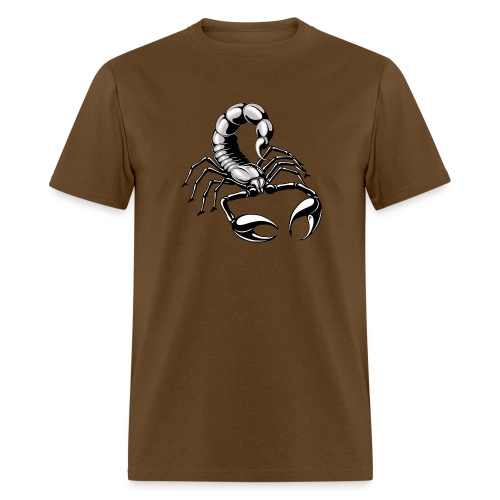 scorpion - silver - grey - Men's T-Shirt