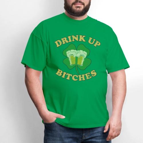 Drink Up Bitches Retro St. Patrick's Day