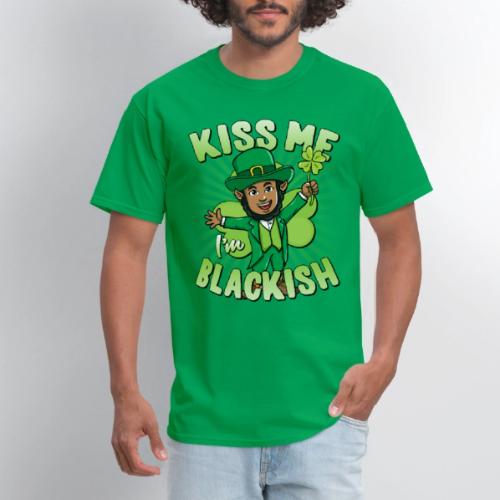 Kiss Me I'm Blackish Black Leprechaun