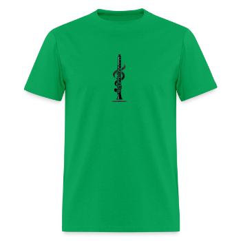 Elegant Oboe - Men's T-Shirt - bright green - Front - Jose (178cm)