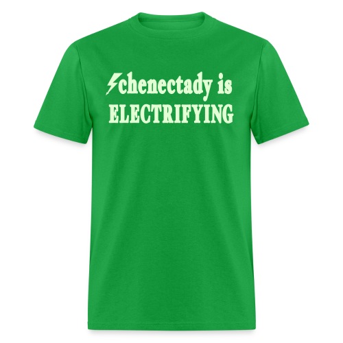 New York Old School Schenectady is Electrifying - Men's T-Shirt