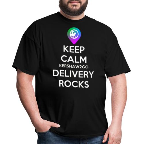 Keep Calm KC2Go Delivery Rocks - Men's T-Shirt