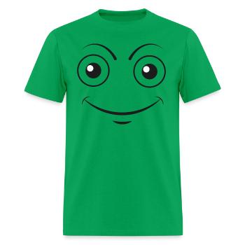 Joy and smile - Men's T-Shirt - bright green - Front - Jose (178cm)