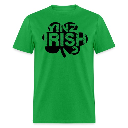 Yinz Irish? Cutout Black - Men's T-Shirt