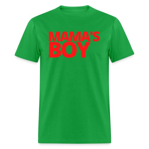 Mama's Boy (in red letters) - Men's T-Shirt