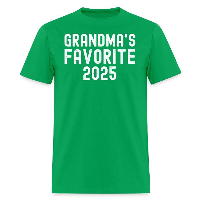 Grandma's Favorite 2025 (distressed font)
