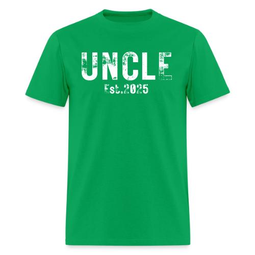 Uncle Est 2025 (heavily distressed font) - Men's T-Shirt