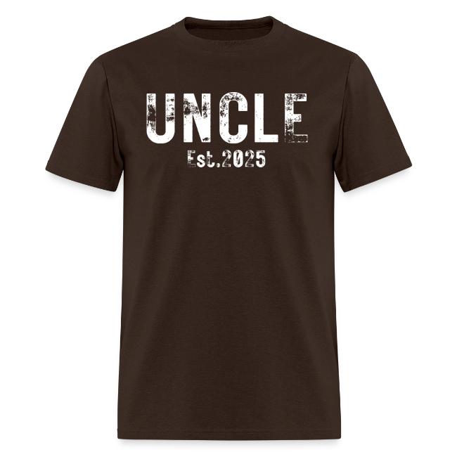 Uncle Est 2025 (heavily distressed font)