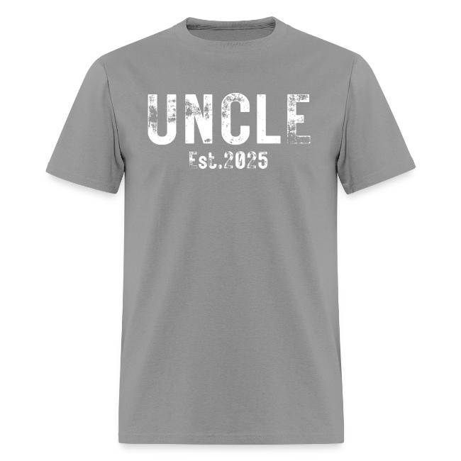 Uncle Est 2025 (heavily distressed font)