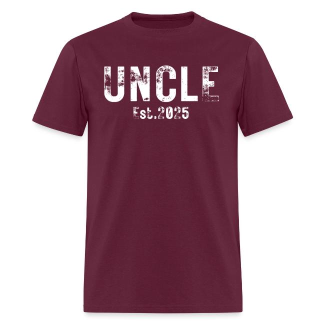 Uncle Est 2025 (heavily distressed font)