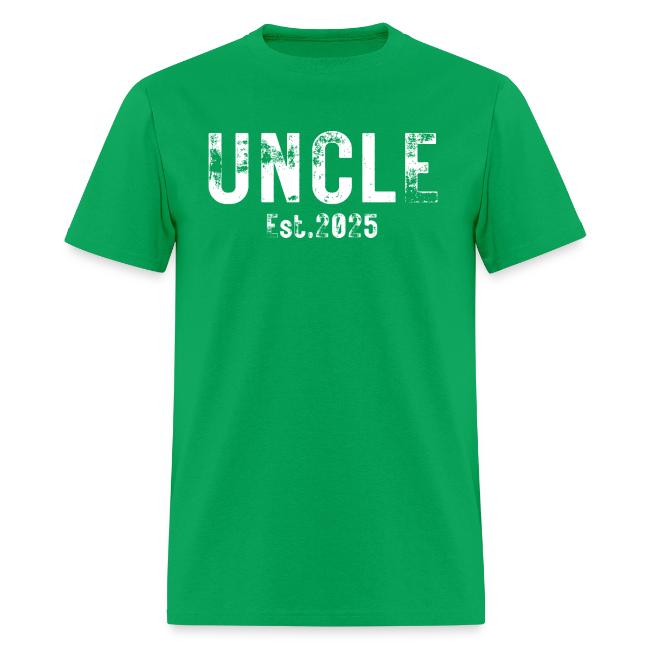 Uncle Est 2025 (heavily distressed font)