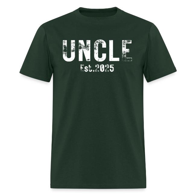 Uncle Est 2025 (heavily distressed font)