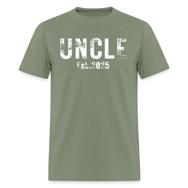 Uncle Est 2025 (heavily distressed font)