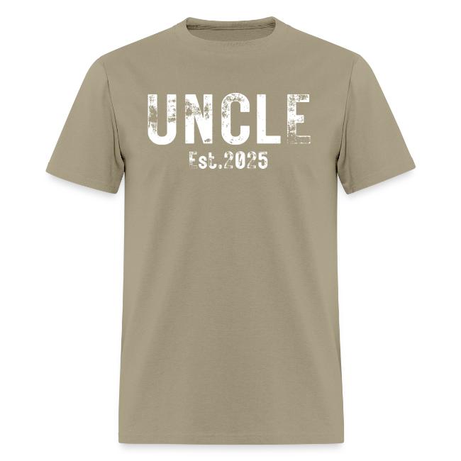 Uncle Est 2025 (heavily distressed font)