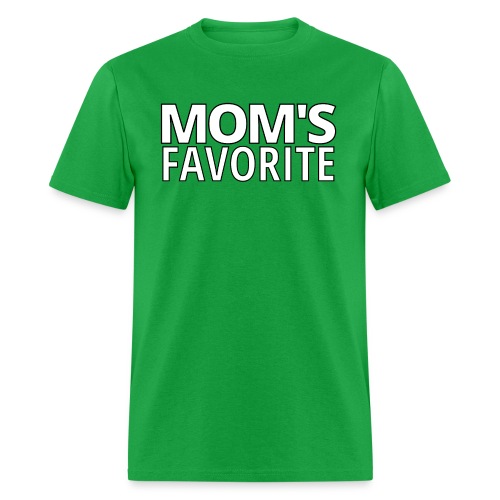 MOM'S FAVORITE (black outlines) - Men's T-Shirt