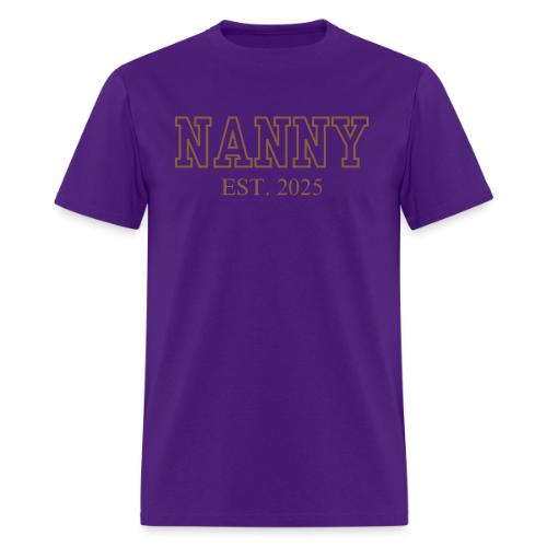 Nanny Est. 2025 (Brown Font) - Men's T-Shirt