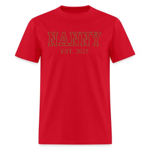Nanny Est. 2025 (Brown Font) - Men's T-Shirt