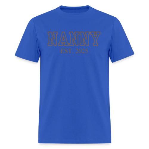 Nanny Est. 2025 (Brown Font) - Men's T-Shirt