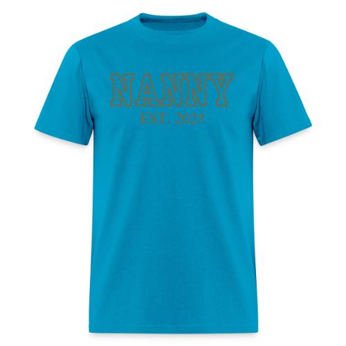 Nanny Est. 2025 (Brown Font) - Men's T-Shirt