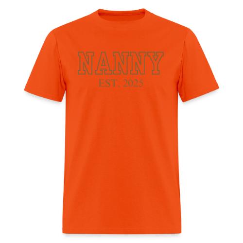 Nanny Est. 2025 (Brown Font) - Men's T-Shirt