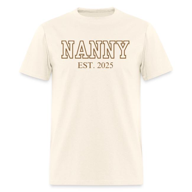 Nanny Est. 2025 (Brown Font)