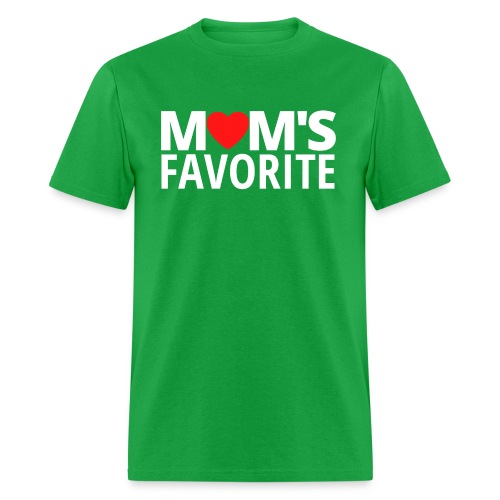 MOM'S Favorite (Red Heart version) - Men's T-Shirt