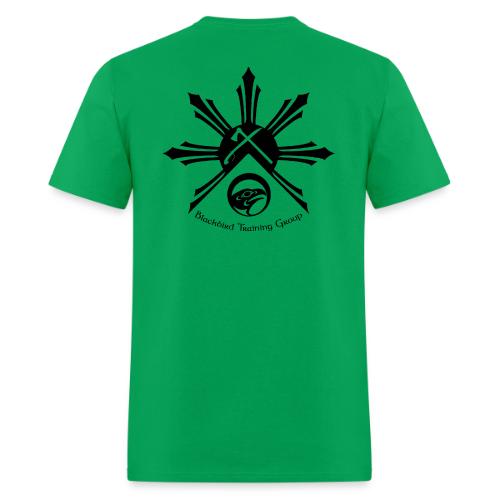BTG new raven logo and black Filipino sun back - Men's T-Shirt