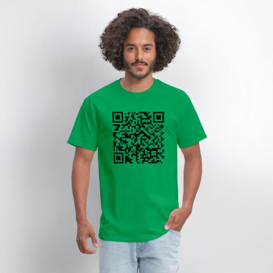 barry wood QR code' Men's T-Shirt | Spreadshirt