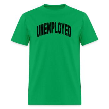 Unemployed Distressed - Men's T-Shirt - bright green - Front - Jose (178cm)